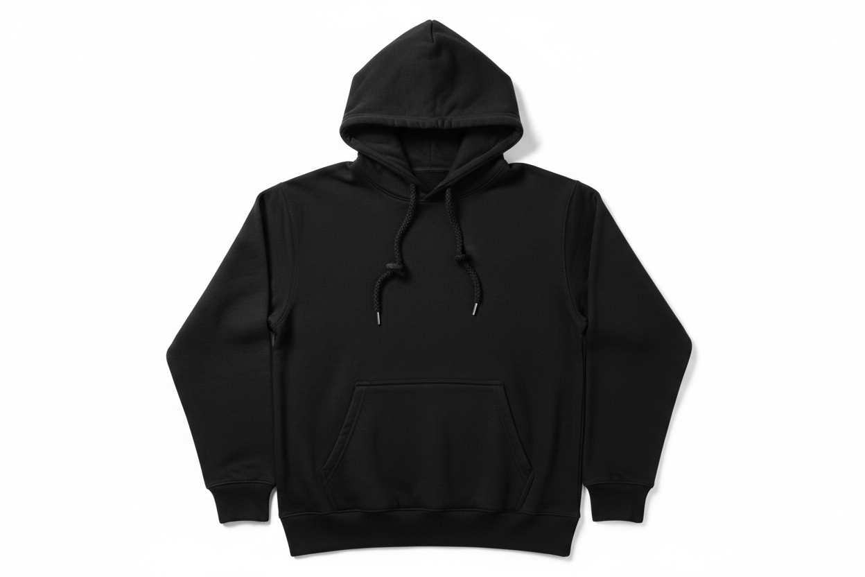 black custom hoodie