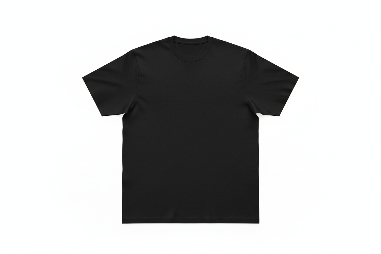 blank black t-shirt