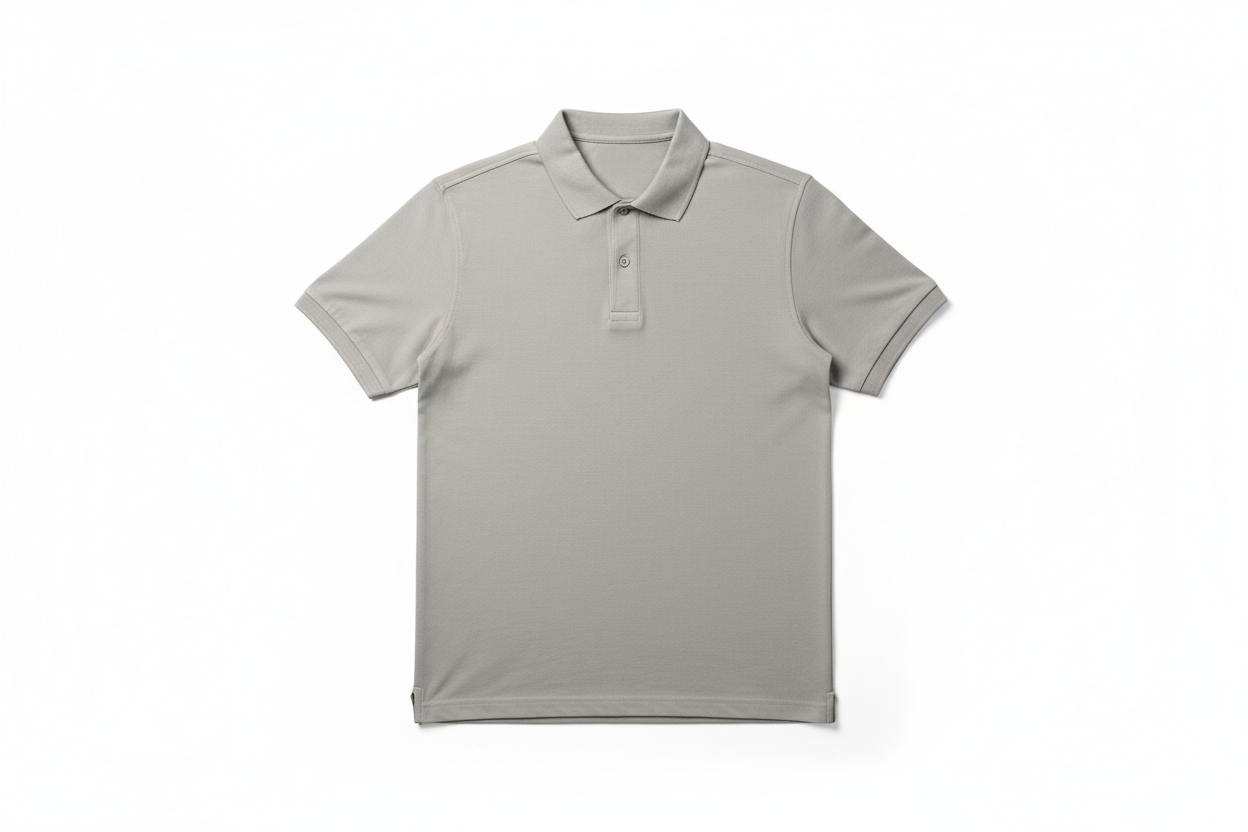 blank image of custom polo shirt