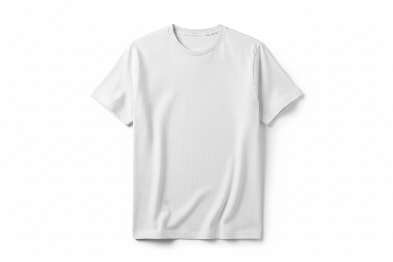 blank image of custom t shirt