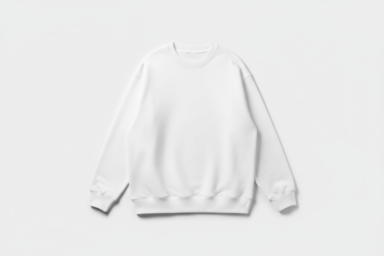 white crewneck